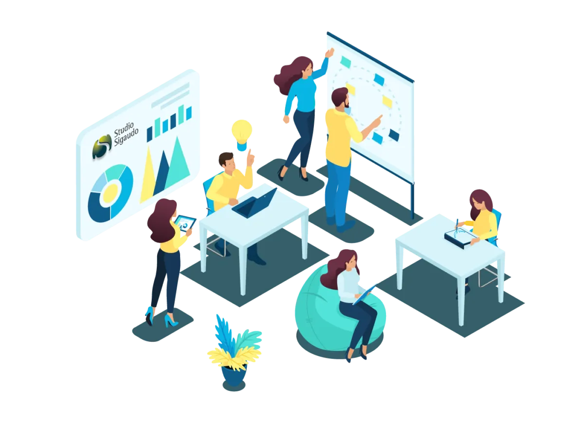 Ilustración de integración entre sistemas administrativos